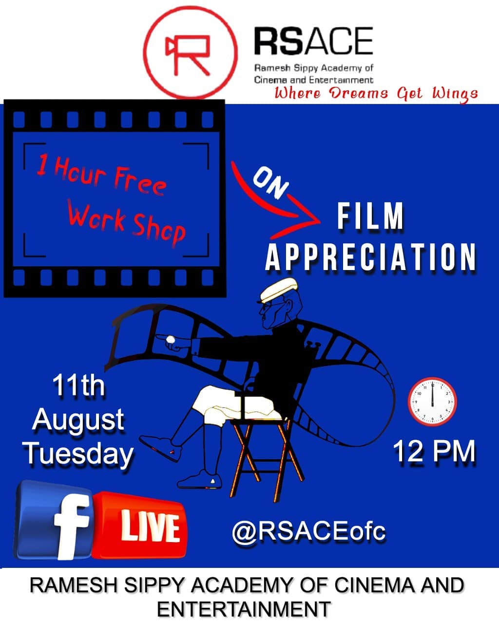 1 Hour free Workshop on FilmAppreciation