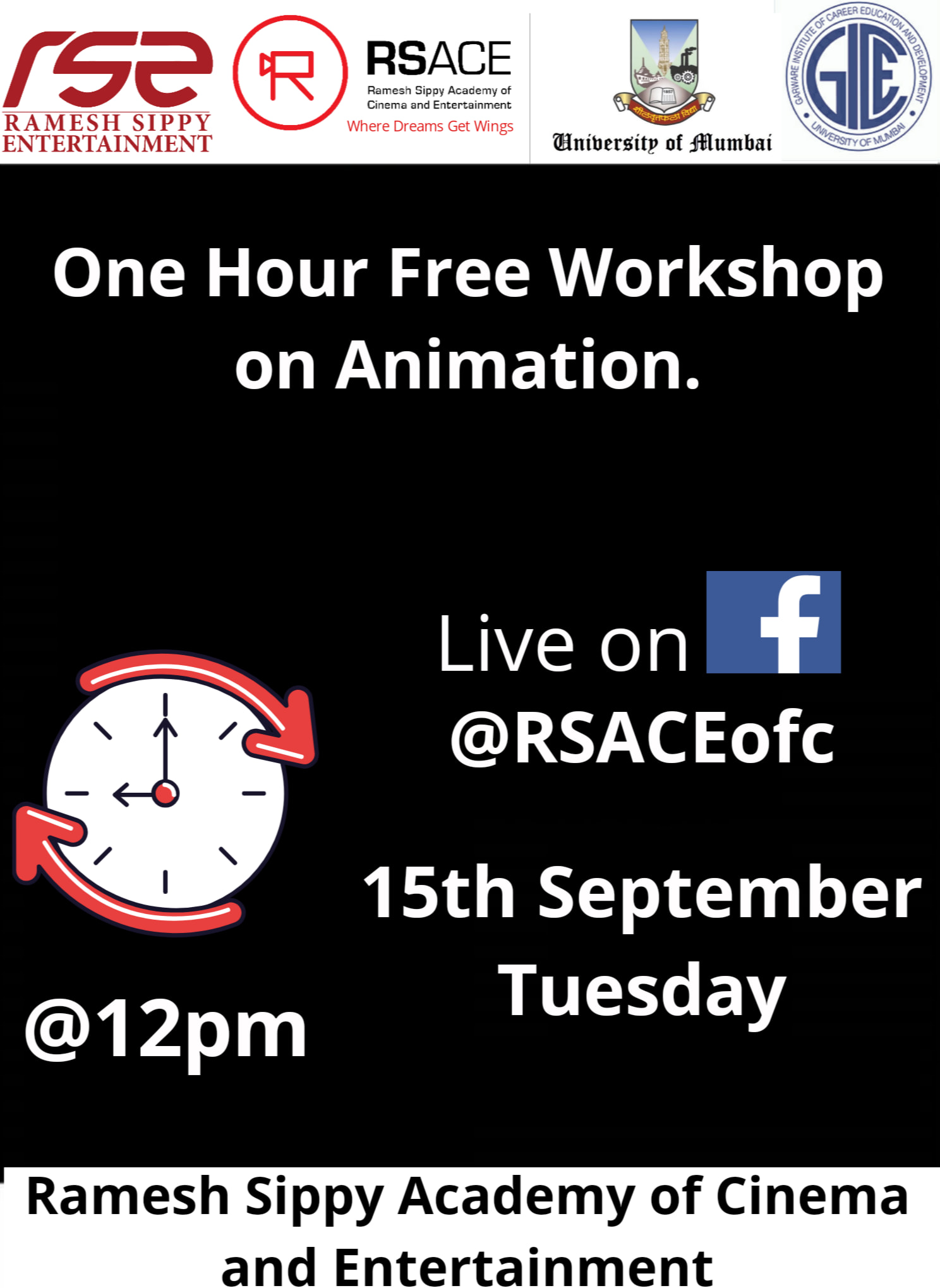 One Hour Free Workshop on Animation