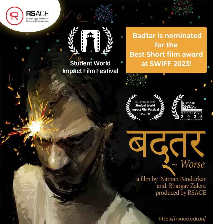Badtar is nominated for the Best Short film award at SWIFF 2023!